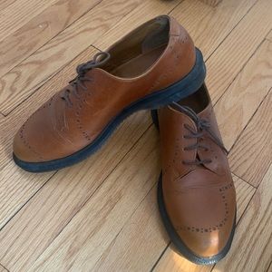 Dr. Martens Brown Leather Oxford Loafers